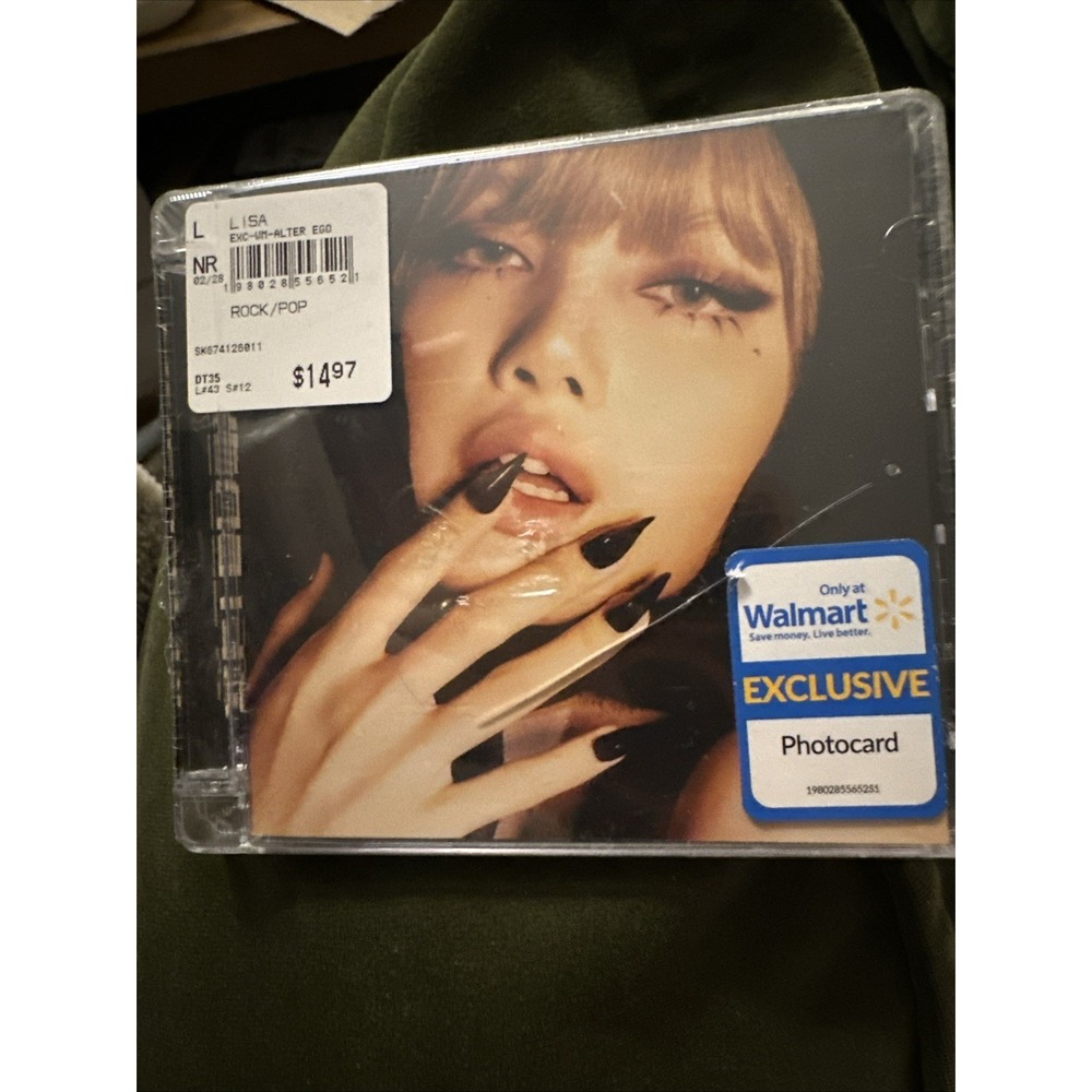 LISA Alter Ego CD Walmart Exclusive with Photocard New Sealed 2025 K-Pop RCA